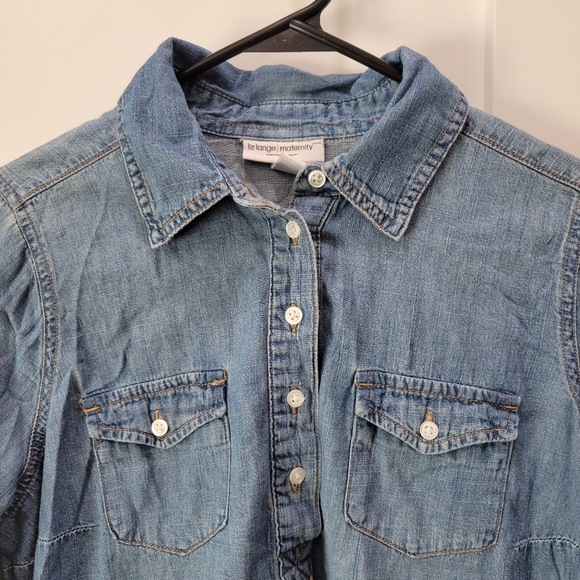 Maternity Jean shirt/dress - Picture 2 of 2